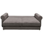 BANK MET BEDFUNCTIE, mokkabruin textiel thumbnail 4