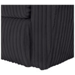 BANK MET BEDFUNCTIE, zwart textiel thumbnail 5