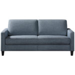 BANK MET BEDFUNCTIE, blauwgrijs textiel thumbnail 1