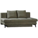 BANK MET BEDFUNCTIE, olijfgroen textiel thumbnail 3