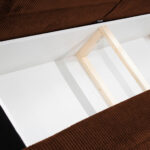 BANK MET BEDFUNCTIE, steenbruin textiel thumbnail 5