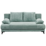 BANK MET BEDFUNCTIE, pastelgroen textiel thumbnail 1