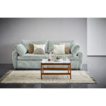 BANK MET BEDFUNCTIE, pastelgroen textiel thumbnail 2