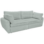 BANK MET BEDFUNCTIE, pastelgroen textiel thumbnail 6