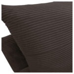 BANK MET BEDFUNCTIE, bruin textiel thumbnail 4