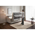 BANK MET BEDFUNCTIE, grijs textiel thumbnail 6