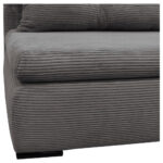 BANK MET BEDFUNCTIE, grijs textiel thumbnail 7