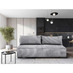 BANK MET BEDFUNCTIE, grijs textiel thumbnail 1