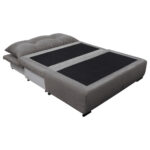 BANK MET BEDFUNCTIE, grijs textiel thumbnail 3