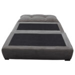 BANK MET BEDFUNCTIE, grijs textiel thumbnail 5