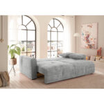 BANK MET BEDFUNCTIE, grijs textiel thumbnail 2