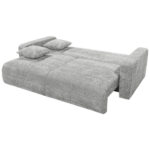 BANK MET BEDFUNCTIE, grijs textiel thumbnail 3