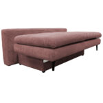 BANK MET BEDFUNCTIE, antiekroze textiel thumbnail 7