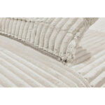 BANK MET BEDFUNCTIE, lichtgrijs textiel thumbnail 4
