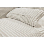 BANK MET BEDFUNCTIE, lichtgrijs textiel thumbnail 5