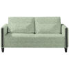 BANK MET BEDFUNCTIE, zwart, lichtgroen hout, textiel
