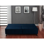 BANK MET BEDFUNCTIE, donkerblauw textiel thumbnail 4
