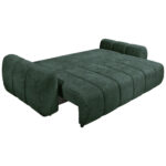 BANK MET BEDFUNCTIE, donkergroen textiel thumbnail 6