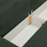 BANK MET BEDFUNCTIE, donkergroen textiel thumbnail 4