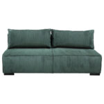 BANK MET BEDFUNCTIE, groen textiel thumbnail 2