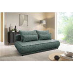 BANK MET BEDFUNCTIE, groen textiel thumbnail 1