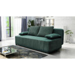 BANK MET BEDFUNCTIE, groen textiel thumbnail 2