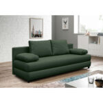 BANK MET BEDFUNCTIE, groen textiel thumbnail 2