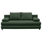 BANK MET BEDFUNCTIE, groen textiel thumbnail 1