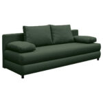 BANK MET BEDFUNCTIE, groen textiel thumbnail 3