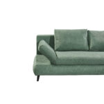 BANK MET BEDFUNCTIE, groen textiel, houten materiaal thumbnail 7