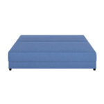 BANK MET BEDFUNCTIE, blauw textiel thumbnail 4