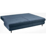 BANK MET BEDFUNCTIE, blauw textiel thumbnail 3