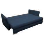 BANK MET BEDFUNCTIE, blauw textiel thumbnail 3