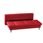 BANK MET BEDFUNCTIE, rood leer thumbnail 3