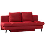 BANK MET BEDFUNCTIE, rood leer thumbnail 7