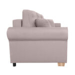 BANK MET BEDFUNCTIE, bruingrijs textiel thumbnail 4