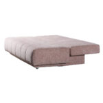 BANK MET BEDFUNCTIE, roze textiel thumbnail 6