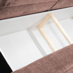 BANK MET BEDFUNCTIE, roze textiel thumbnail 5
