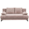 BANK MET BEDFUNCTIE, roze textiel