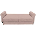 BANK MET BEDFUNCTIE, roze textiel thumbnail 7
