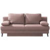 BANK MET BEDFUNCTIE, roze textiel