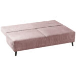 BANK MET BEDFUNCTIE, roze textiel thumbnail 4