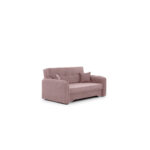 BANK MET BEDFUNCTIE, roze textiel thumbnail 2