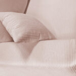 BANK MET BEDFUNCTIE, roze textiel thumbnail 6