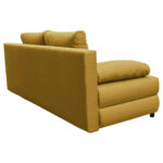 BANK MET BEDFUNCTIE, geel textiel thumbnail 4
