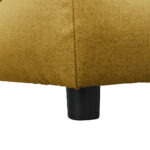 BANK MET BEDFUNCTIE, geel textiel thumbnail 6