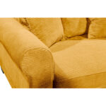 BANK MET BEDFUNCTIE, geel textiel thumbnail 5