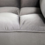 BANK MET BEDFUNCTIE, grijs textiel thumbnail 4