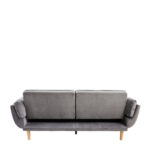 BANK MET BEDFUNCTIE, grijs textiel thumbnail 6