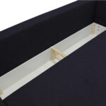 BANK MET BEDFUNCTIE, zwart textiel thumbnail 4